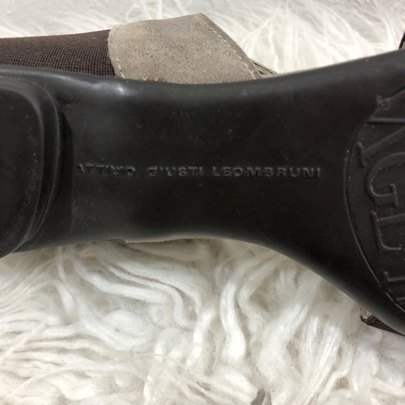 ATTILIO GIUSTILLE LEOMBRUNI - AGL - SIZE 7 / 37 - BROWN METALLIC SANDALS S3 - Picture 12 of 16